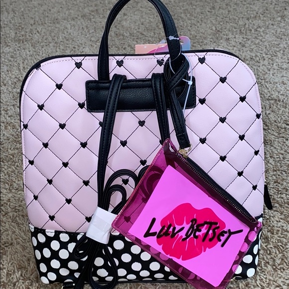 Betsy Johnson Backpack and Pouch - Picture 8 of 10